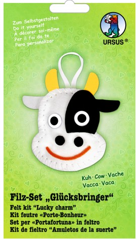 Felt kit Lucky charm - Cow